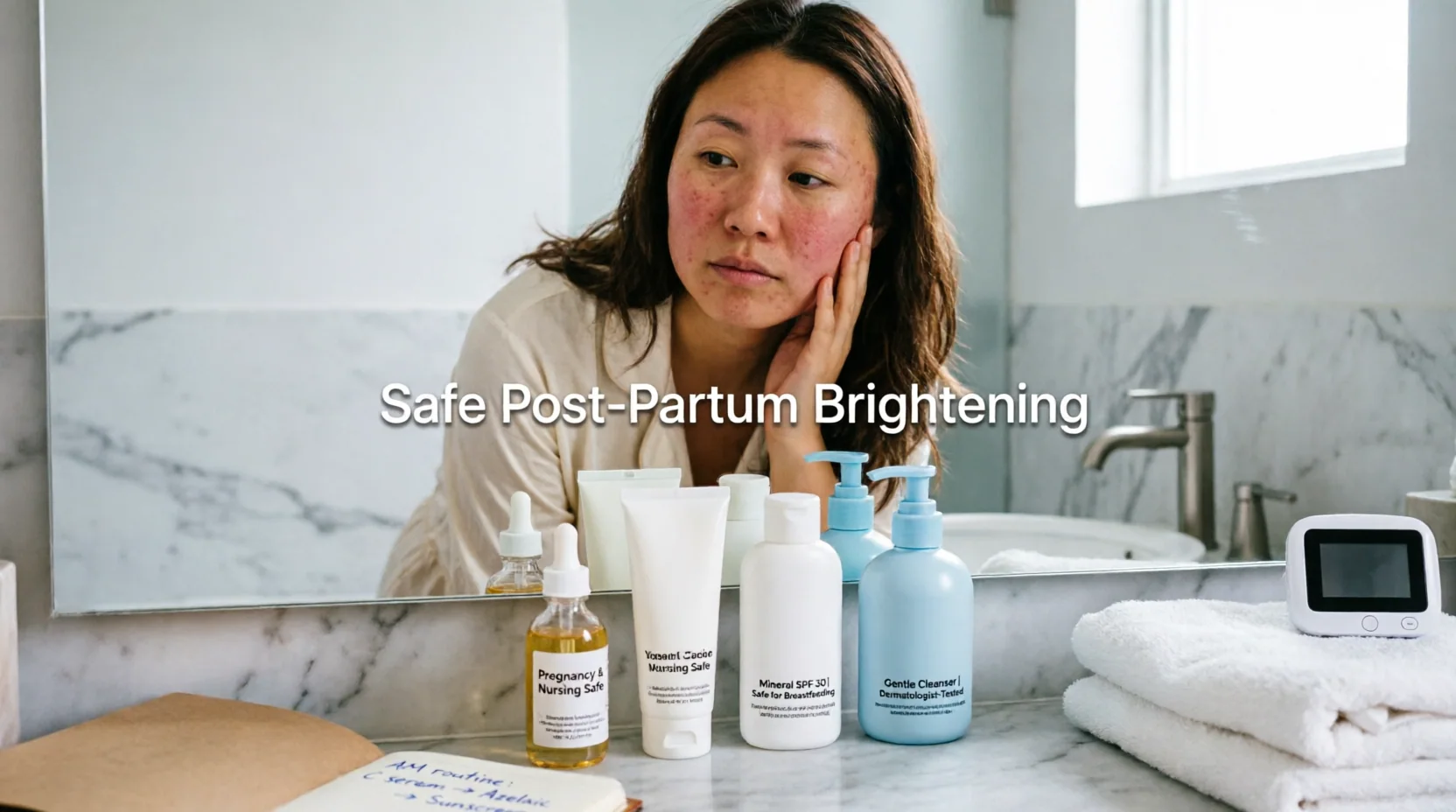 Post-Partum Melasma: Safe Brightening Protocol for Nursing Moms